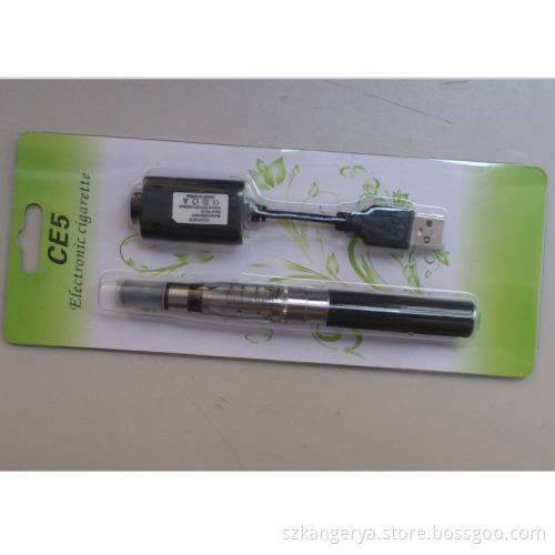 Single E-Cig, Blister Card Packing EGO-T/EGO-K/EGO-Q/EGO-LED CE4/CE5 Kits, USB Charger
